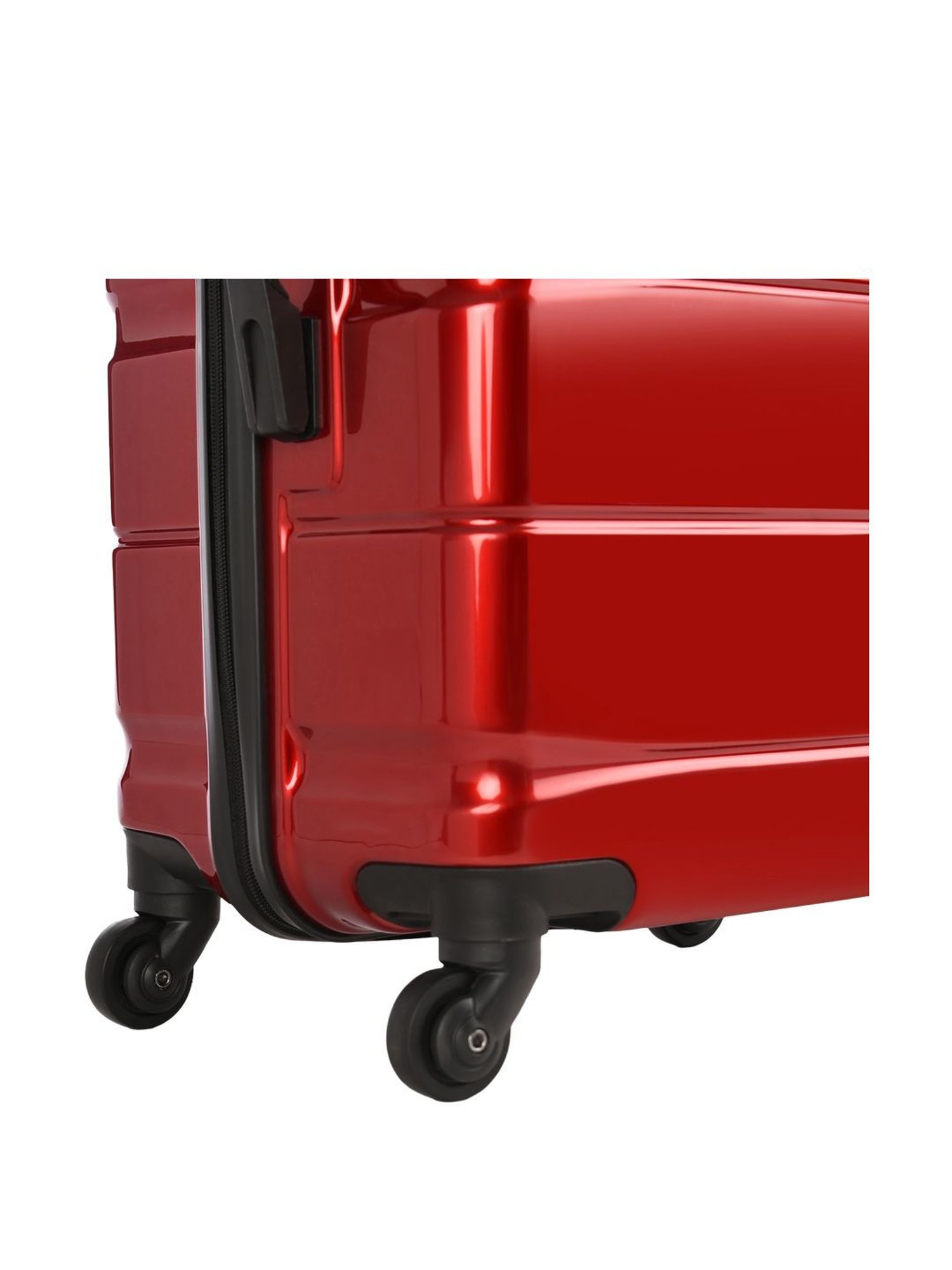 Swiss Military Red 4 Wheels Large Check-in Luggage