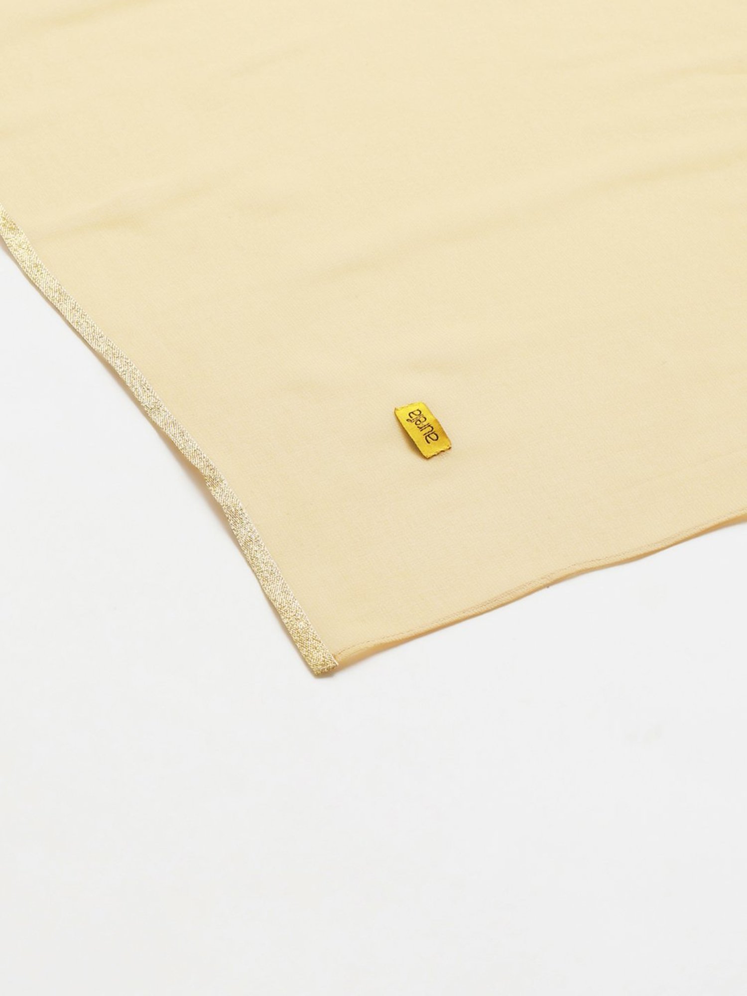 Aurelia Cream Plain Dupatta
