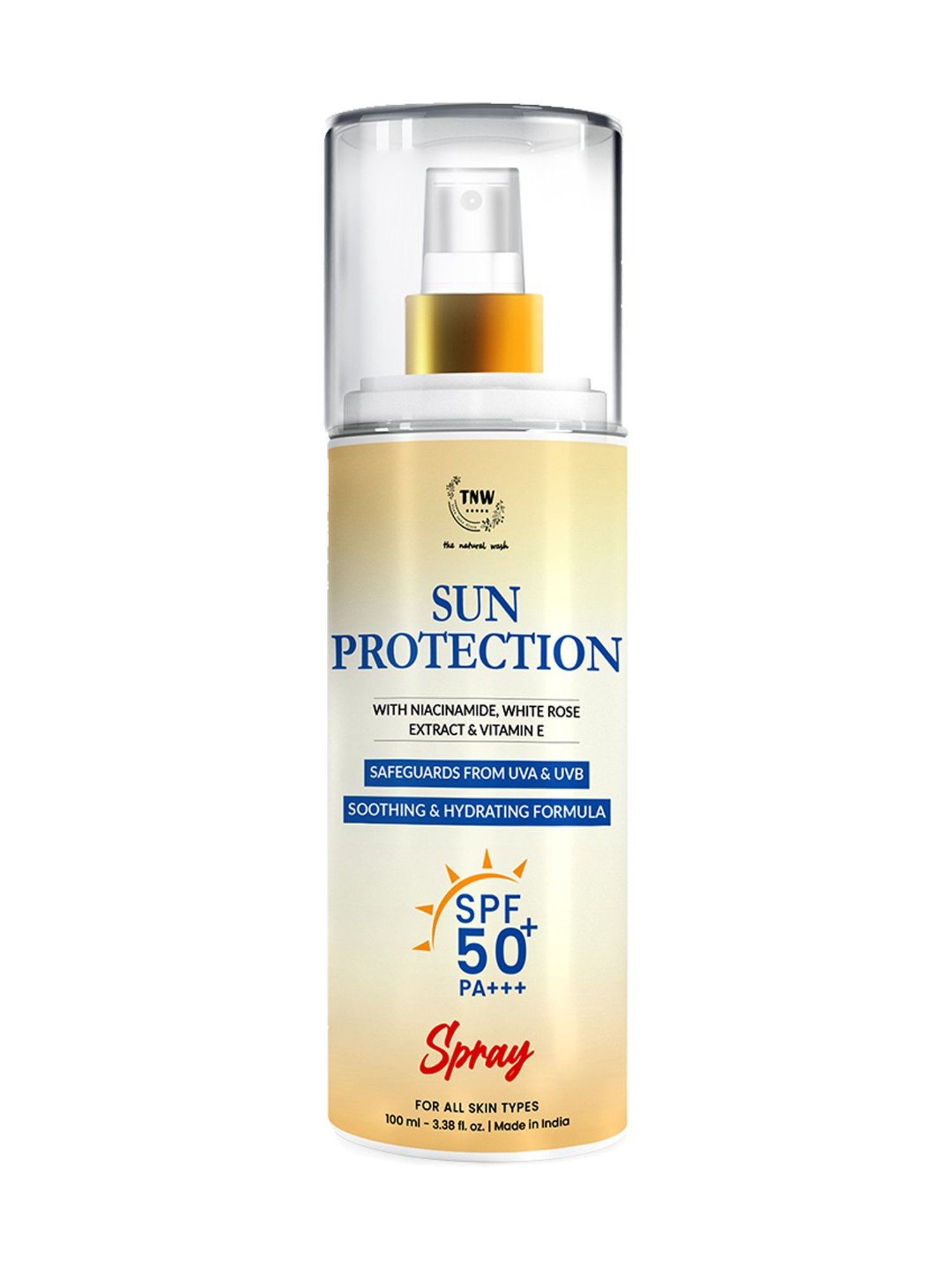 TNW-The Natural Wash Sun Protection SPF 50 Spray - 100 ml