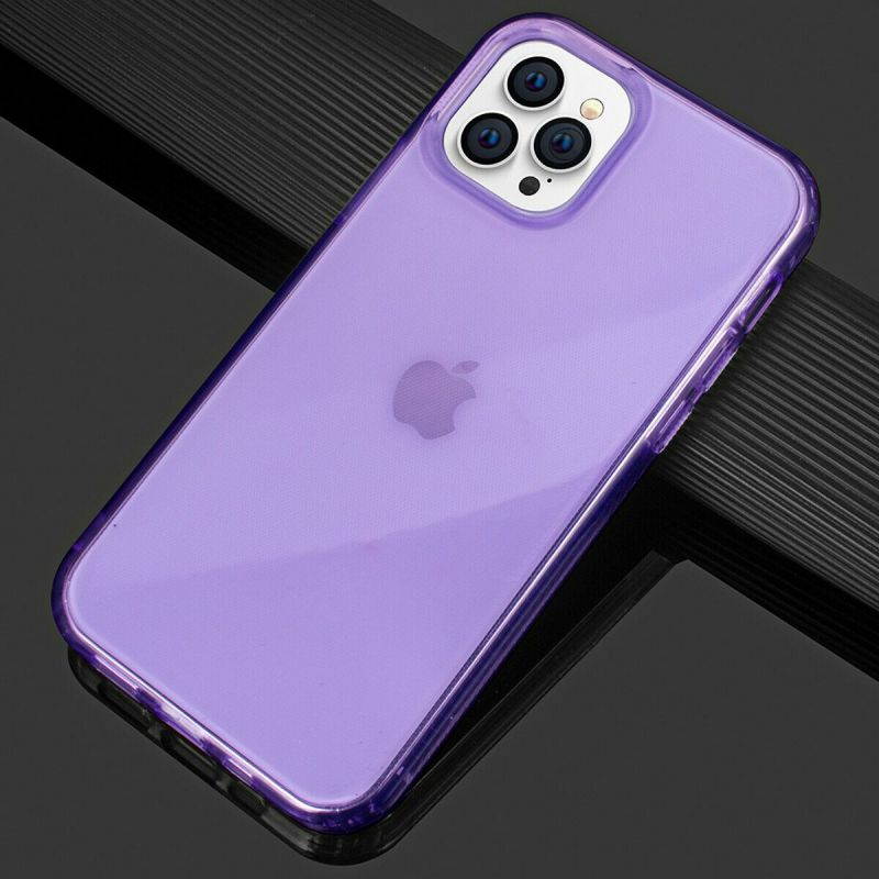 iPhone 12 or 12 Pro Clear Slim Back Shockproof Armor Soft Case Cover
