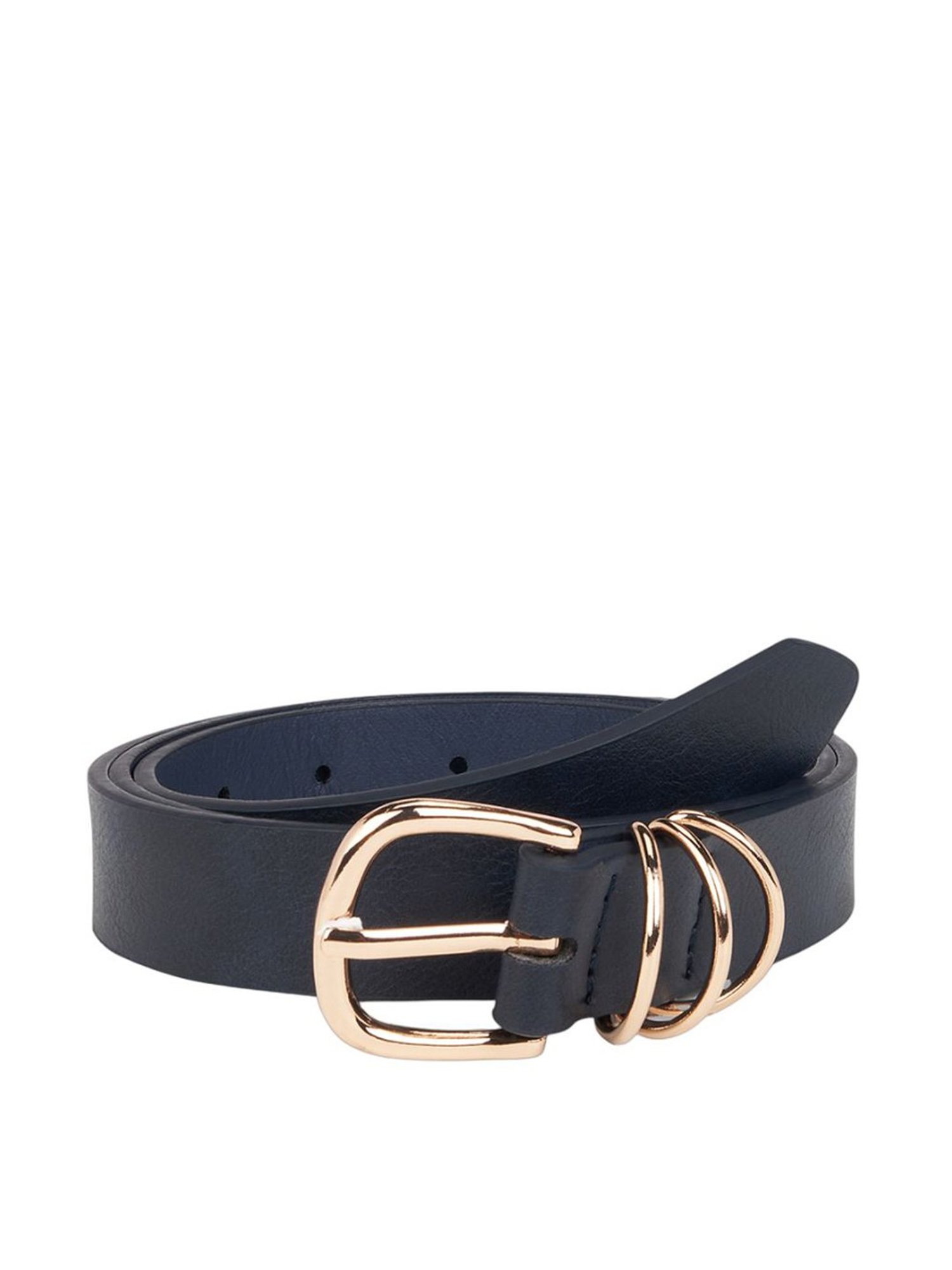 Hidesign Mariko Brown Solid Leather Narrow Belt