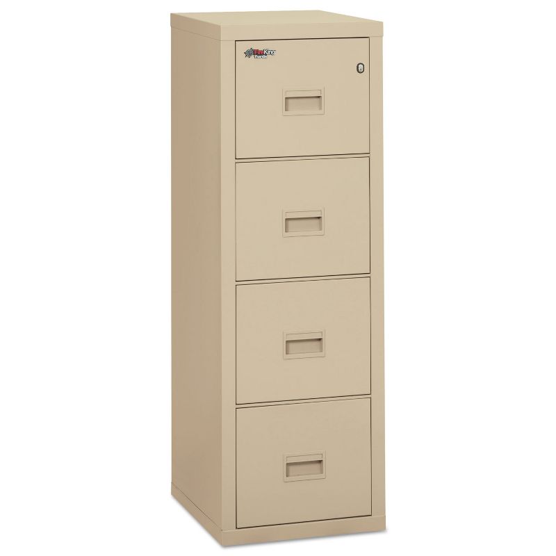 Fireking Turtle Four-Drawer File 17 3/4w x 22 1/8d UL Listed 350^0 for Fire Parchment 4R1822CPA