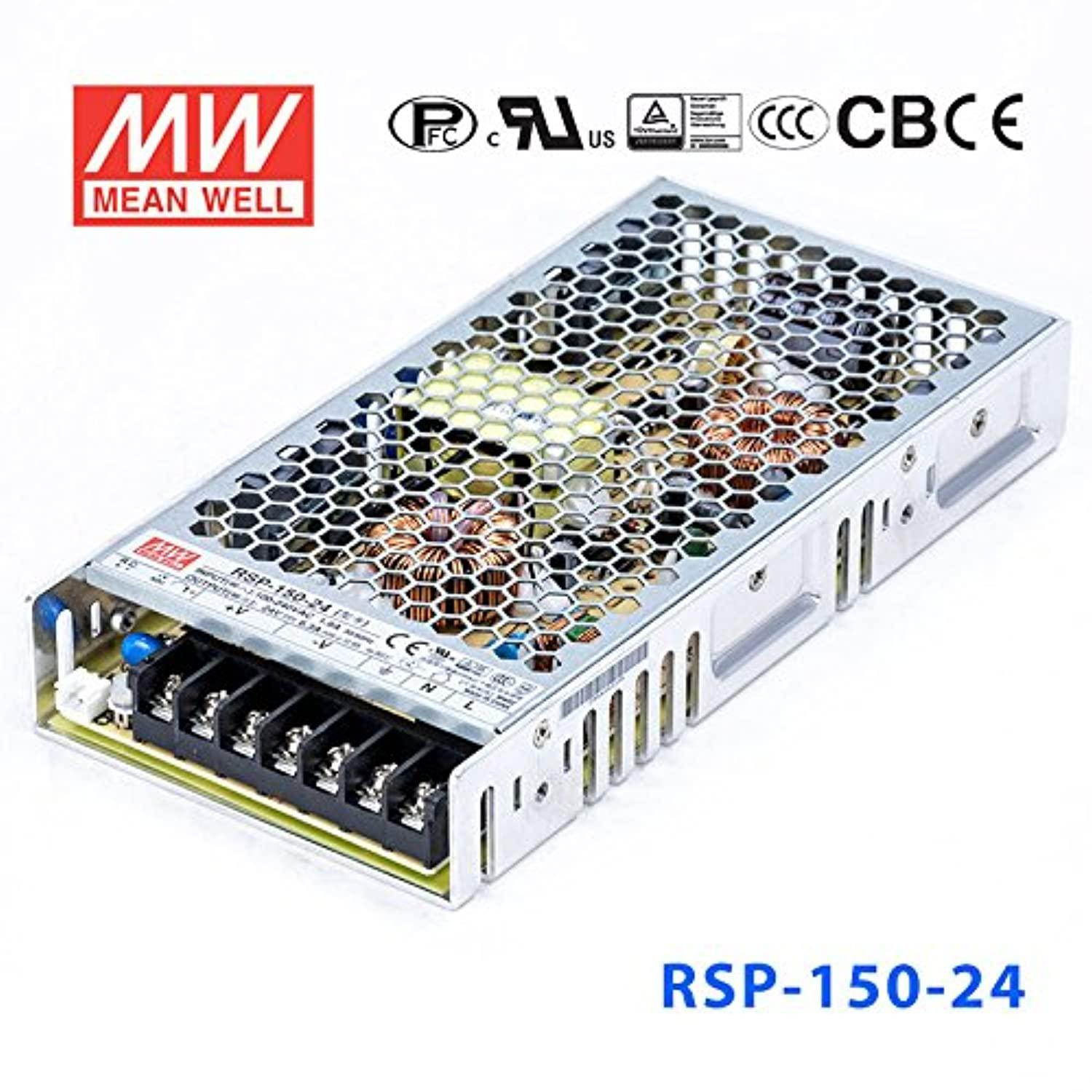 meanwell rsp-150-24 power supply - 150w 24v 6.3a - low profile