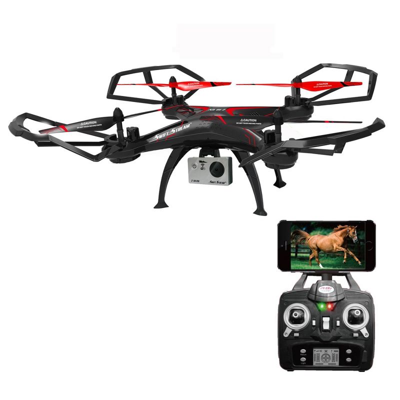 Swift Stream RC Z-10 Wi-Fi Camera Drone - Black