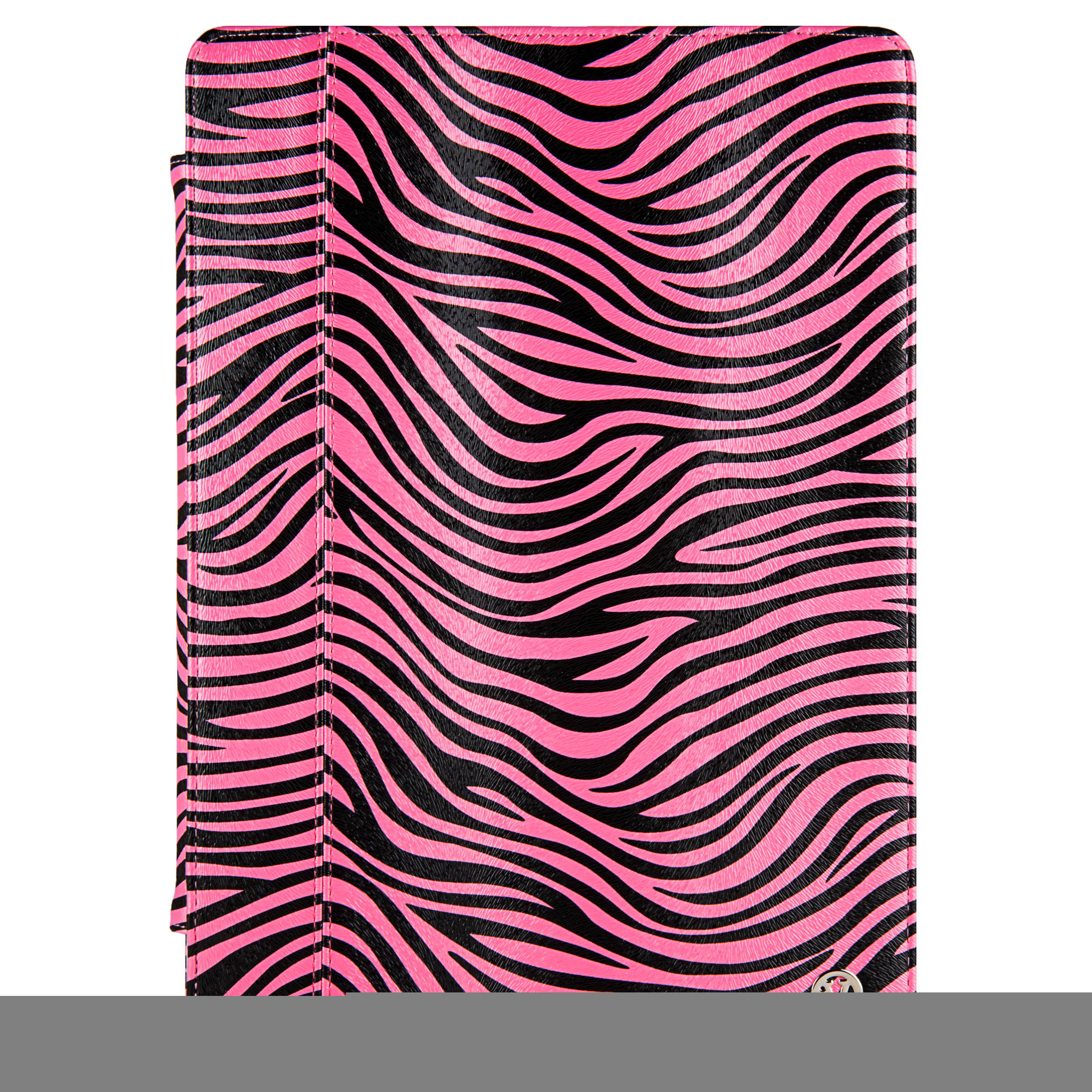 Pink/Black Zebra VanGoddy Mary Portfolio Case for 13in MacBook Pro