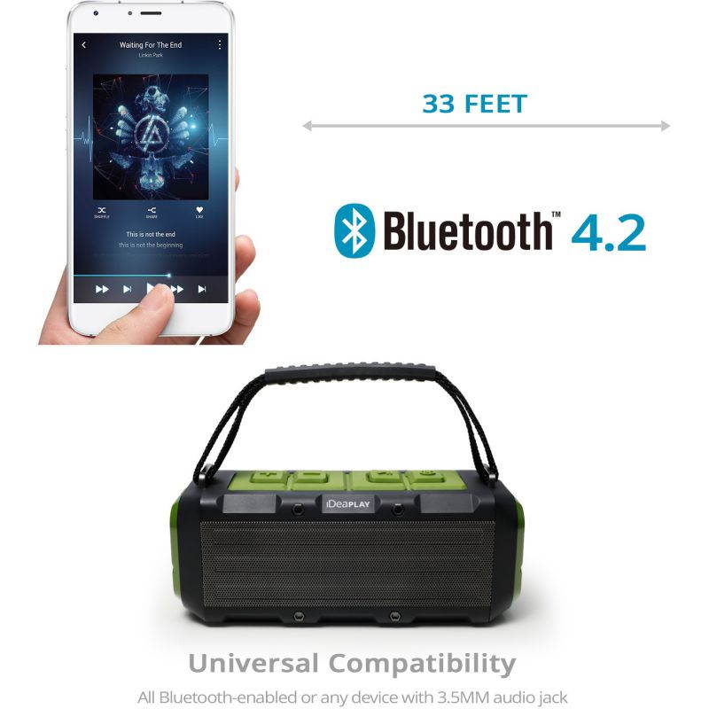 Ideausa Ideaplay W204 2.1 Portable Bluetooth Speaker System