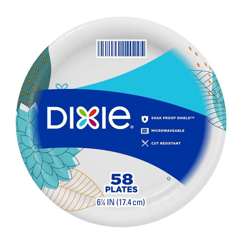 Dixie Everyday 6 7/8" Paper Plates - 58ct