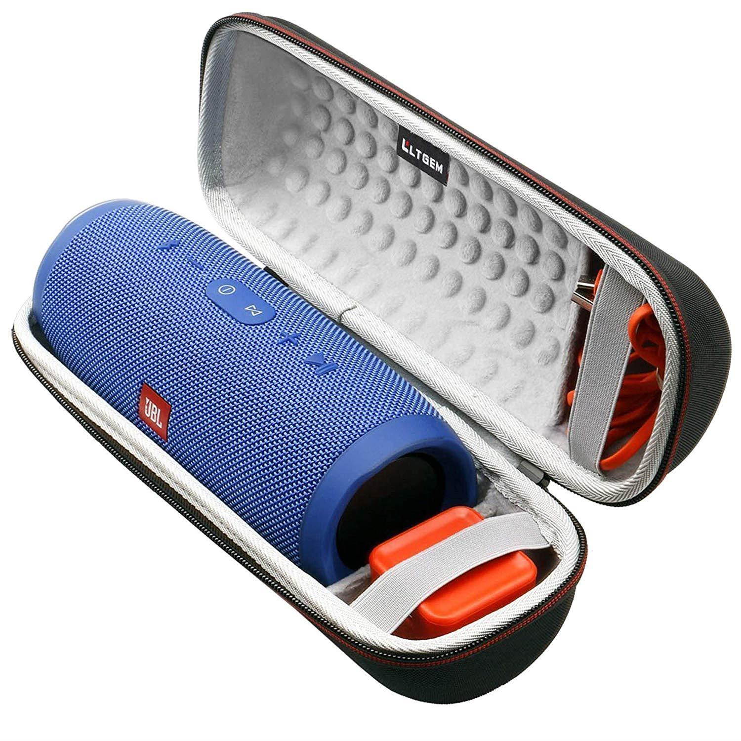 LTGEM Case for JBL Charge 3 Waterproof Portable Wireless Bluetooth Speaker. Fits USB Cable and Charger. [ Speaker is Not Include ]