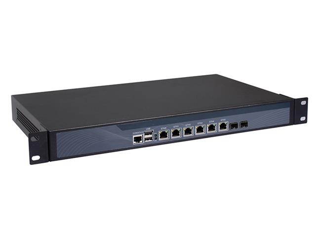 Firewall, Mikrotik, Pfsense, VPN, 1U Rackmount, B85/Z87,Intel G3250,Network Security Appliance,Router PC,(Gray),[HUNSN RS20],[4LAN/4SFP/2USB2.0/1COM/Fan],(Barebone System)