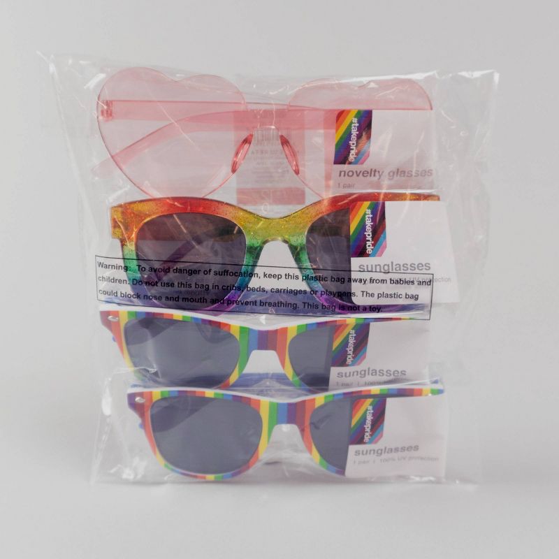 4ct Sunglasses Rainbow/Pink - Bullseye's Playground™