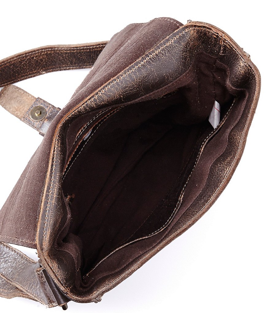 Bed Stu Venice Beach Buckle Weathered Leather Crossbody Bag