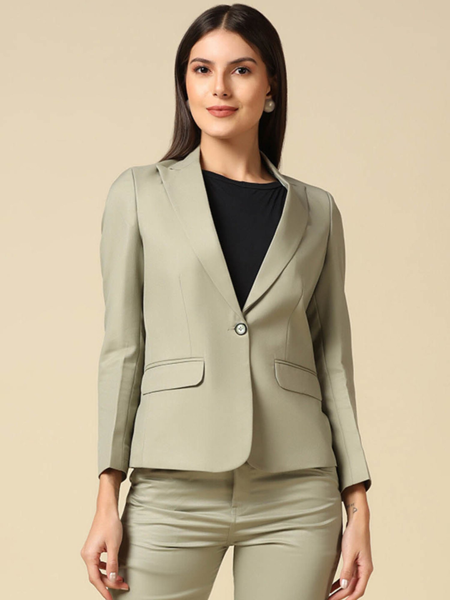 TAHVO Pista Green Blazer