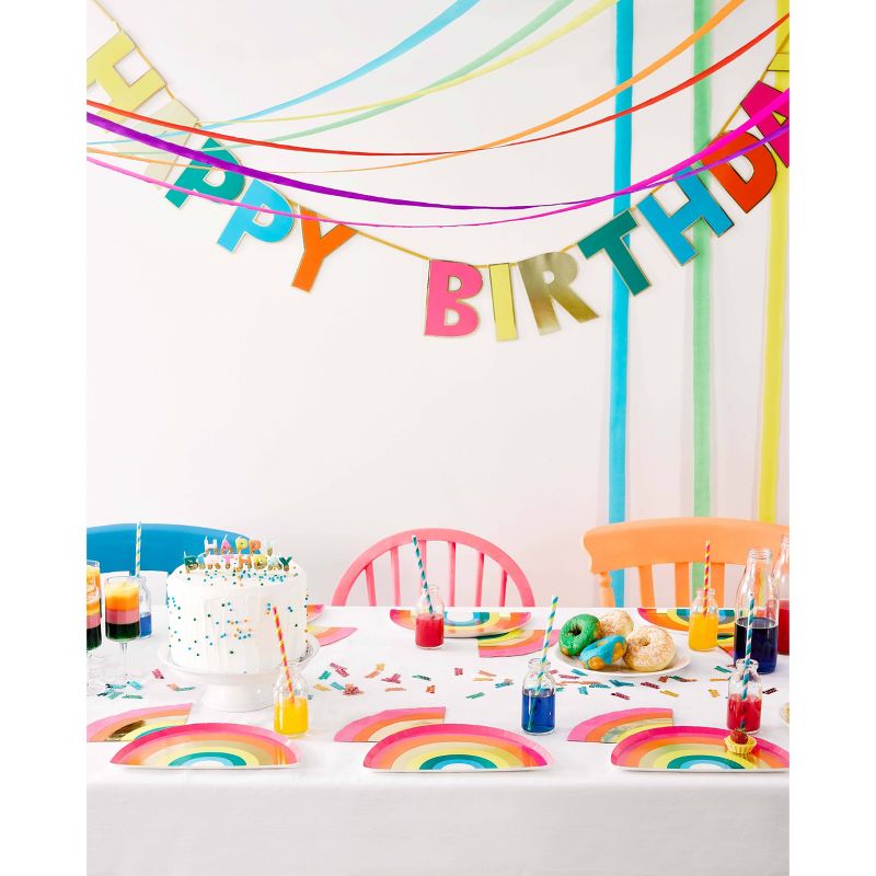 Rainbow Party Décor and Accessory Bundle