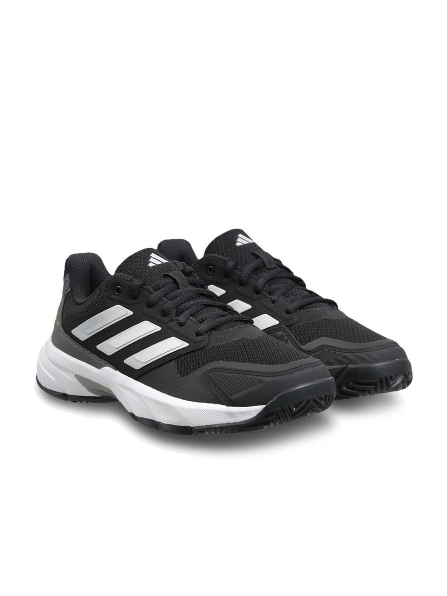 Adidas Women's CourtJam Control 3 Black Tennis Shoes