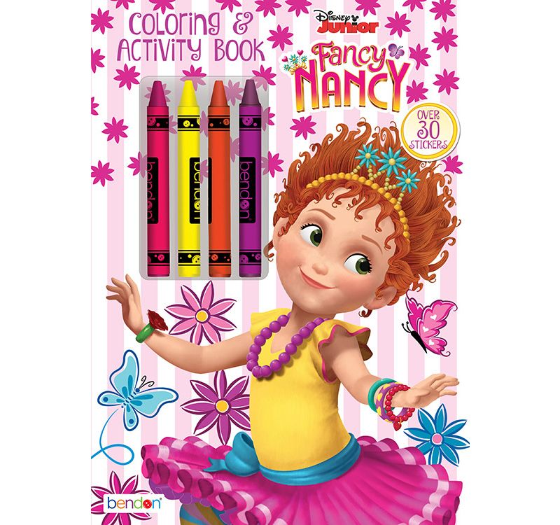 Disney Jr Fancy Nancy Coloring Book w/ Crayons