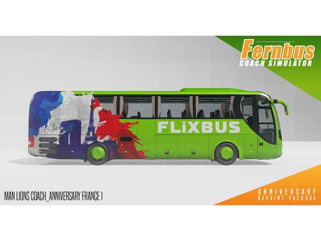 Fernbus Simulator - Anniversary Repaint Package [Online Game Code]