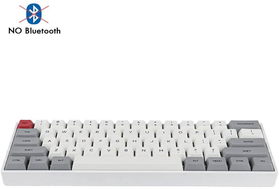 EPOMAKER SKYLOONG SK61 61 Keys Hot Swappable Mechanical Keyboard with RGB Backlit NKRO IP6X Waterproof Type-C Cable for Win/Mac/Gaming (Gateron Optical Blue Grey)