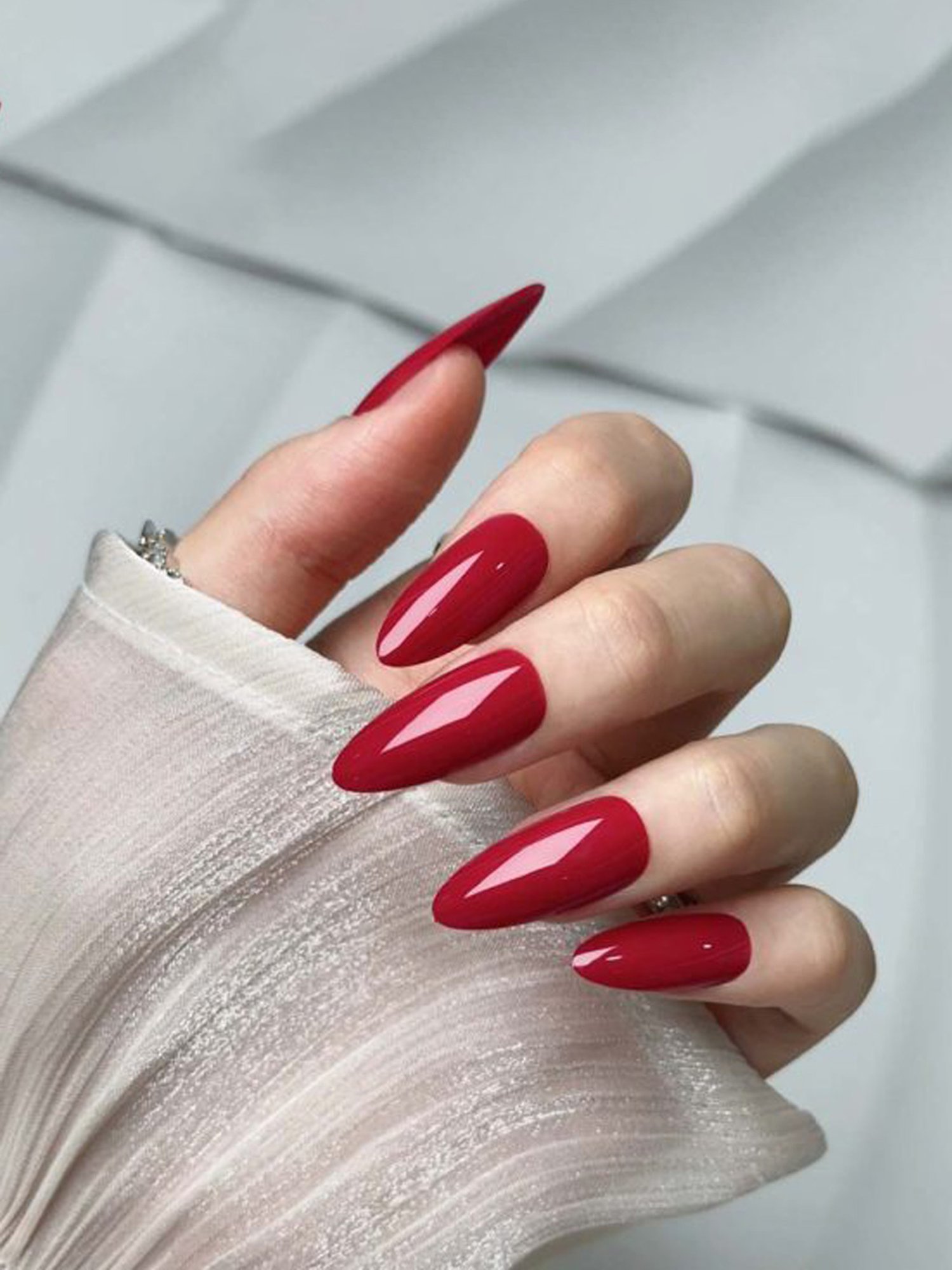 Polish Me Pretty Gel Polish Press-On Nails Burgundy - Set of 24