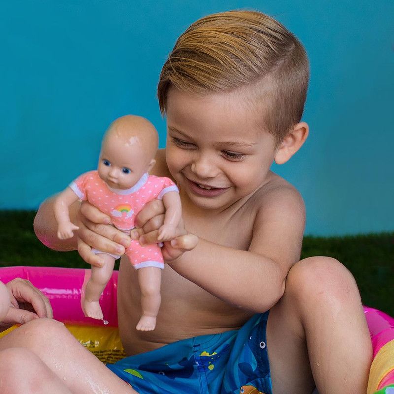 Adora Water Baby Doll, SplashTime Baby Tot Over The Rainbow, 8.5 inch Baby Doll for Water Play. Quick Dry & Machine Washable. Perfect Bath Toys for 1 Year Old and Over