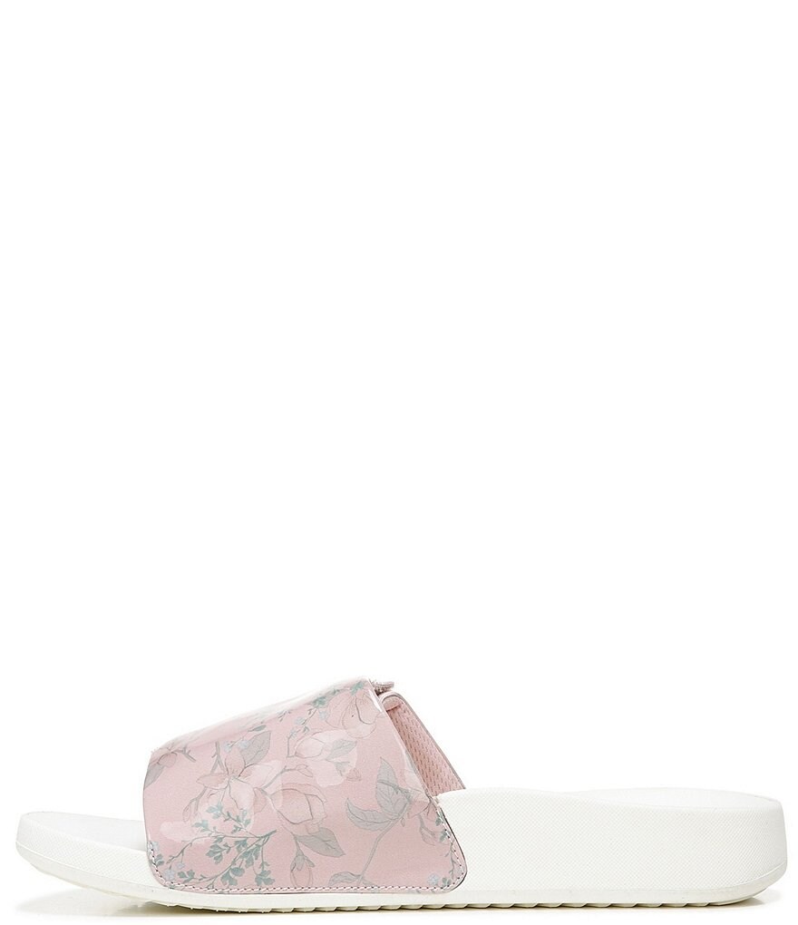 Vionic Keira Floral Print Adjustable Slides