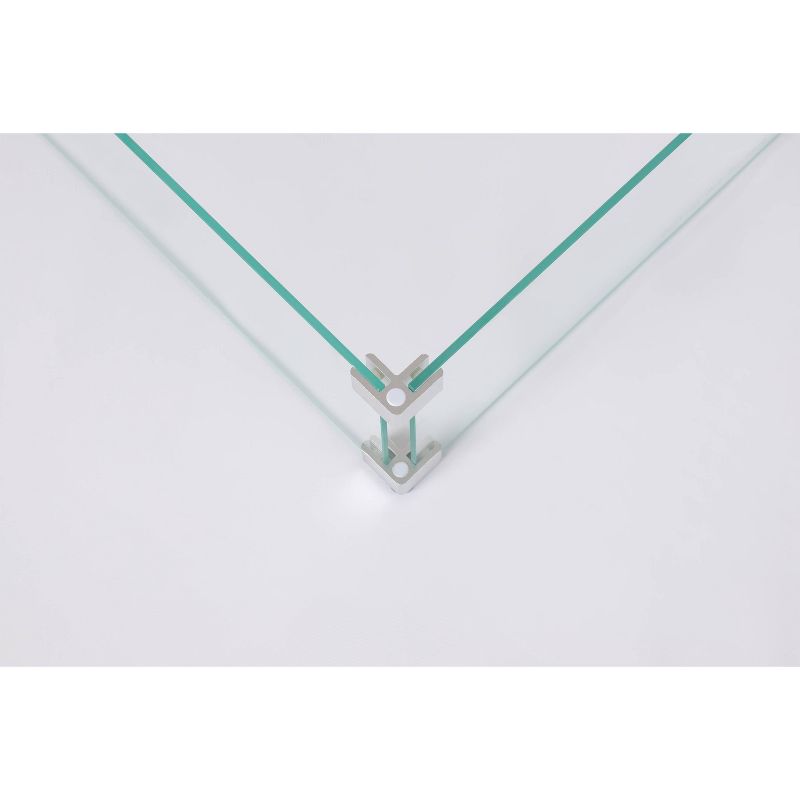 Tempered Glass Wind Guard for Rectangle LPG Fire Pit - Fire Sense