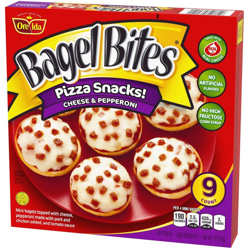 Bagel Bites Cheese and Pepperoni Frozen Mini Bagel Pizzas - 7oz