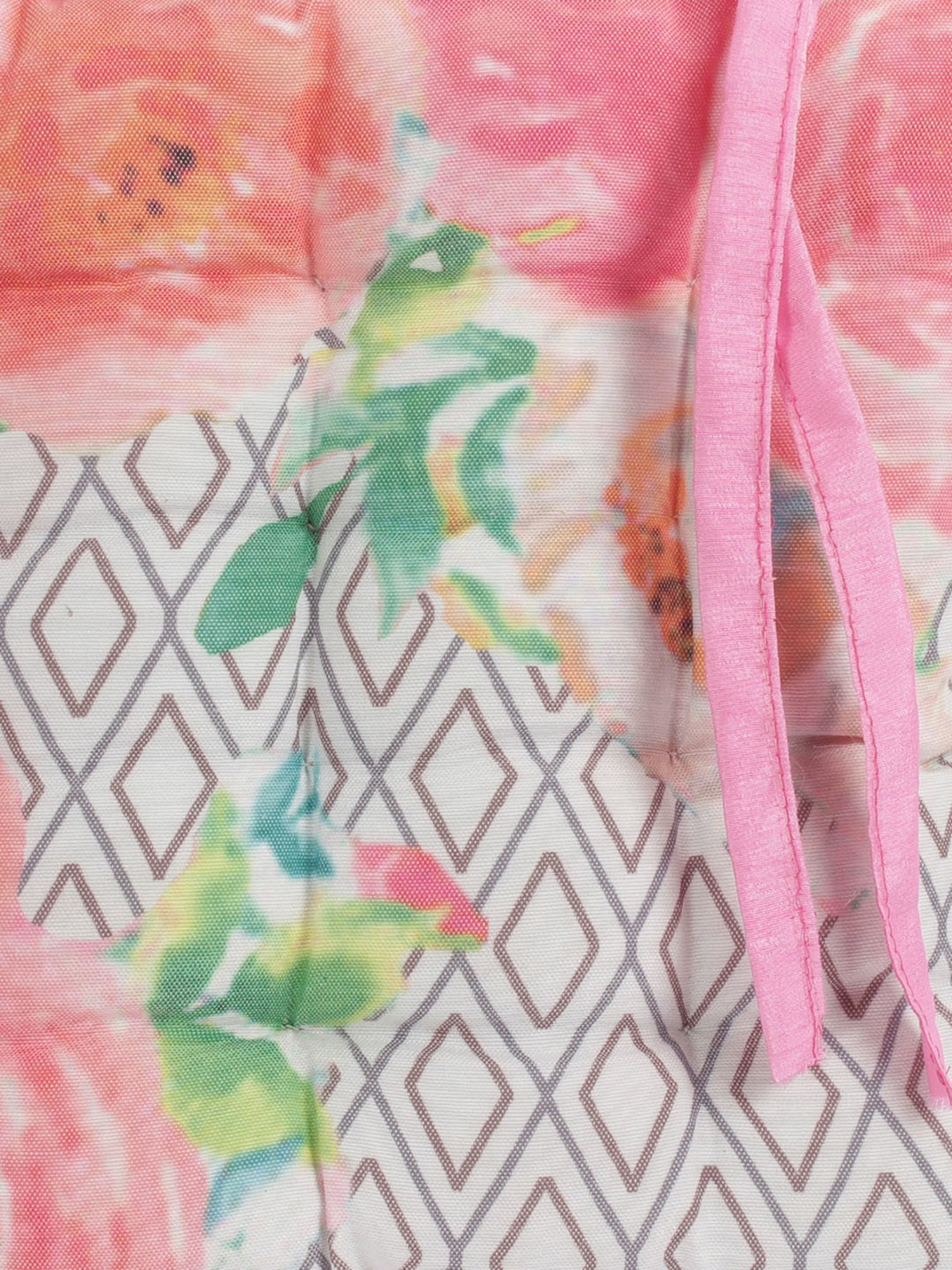 Romee Multi Polyester Abstract Chair Pads