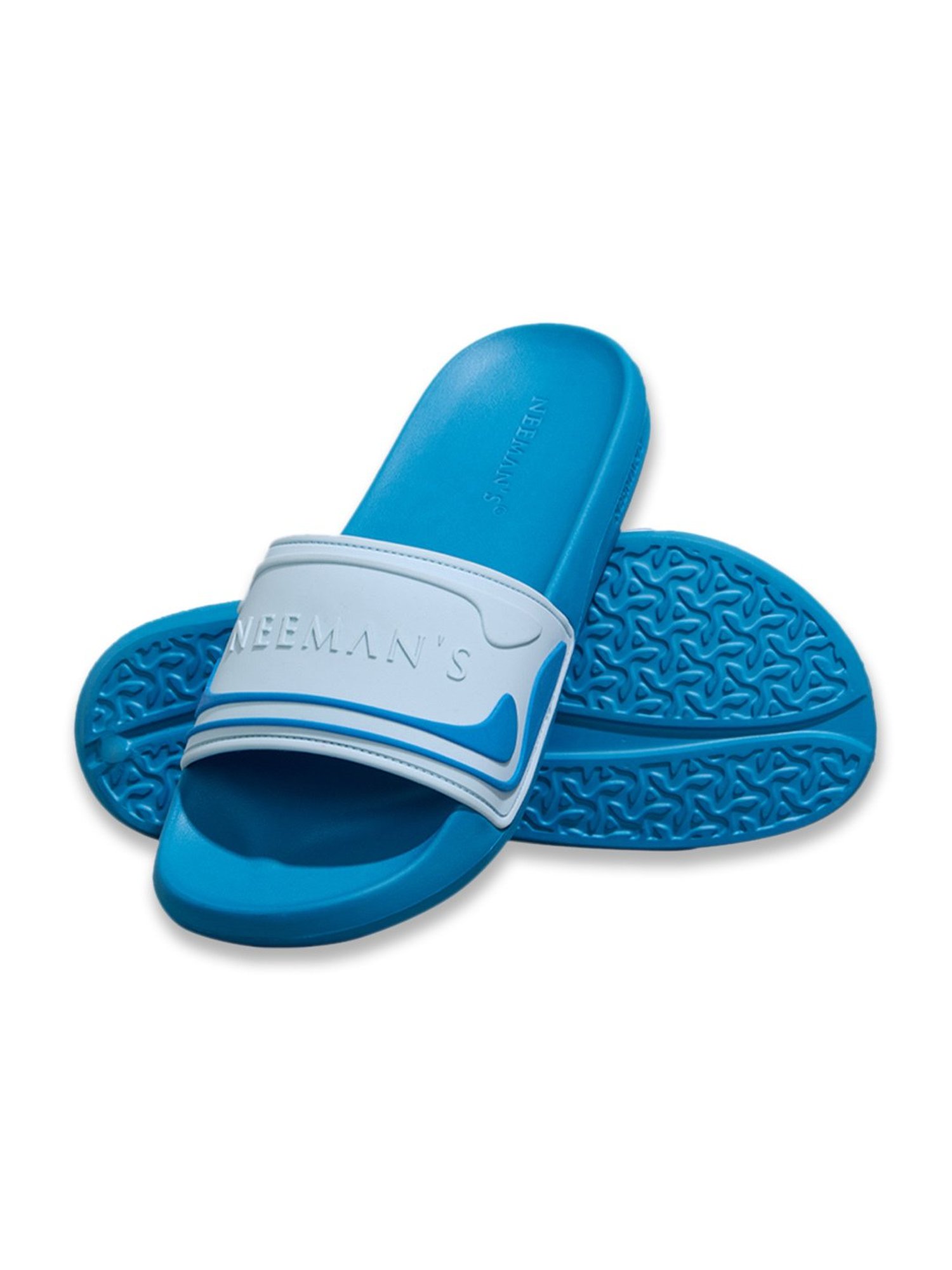 Neemans Men's Travel Blue Slides