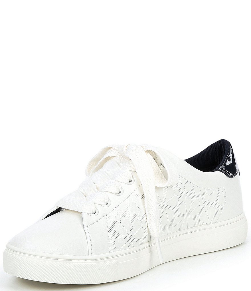 kate spade new york Audrey Perforated Spade Lace-Up Sneakers