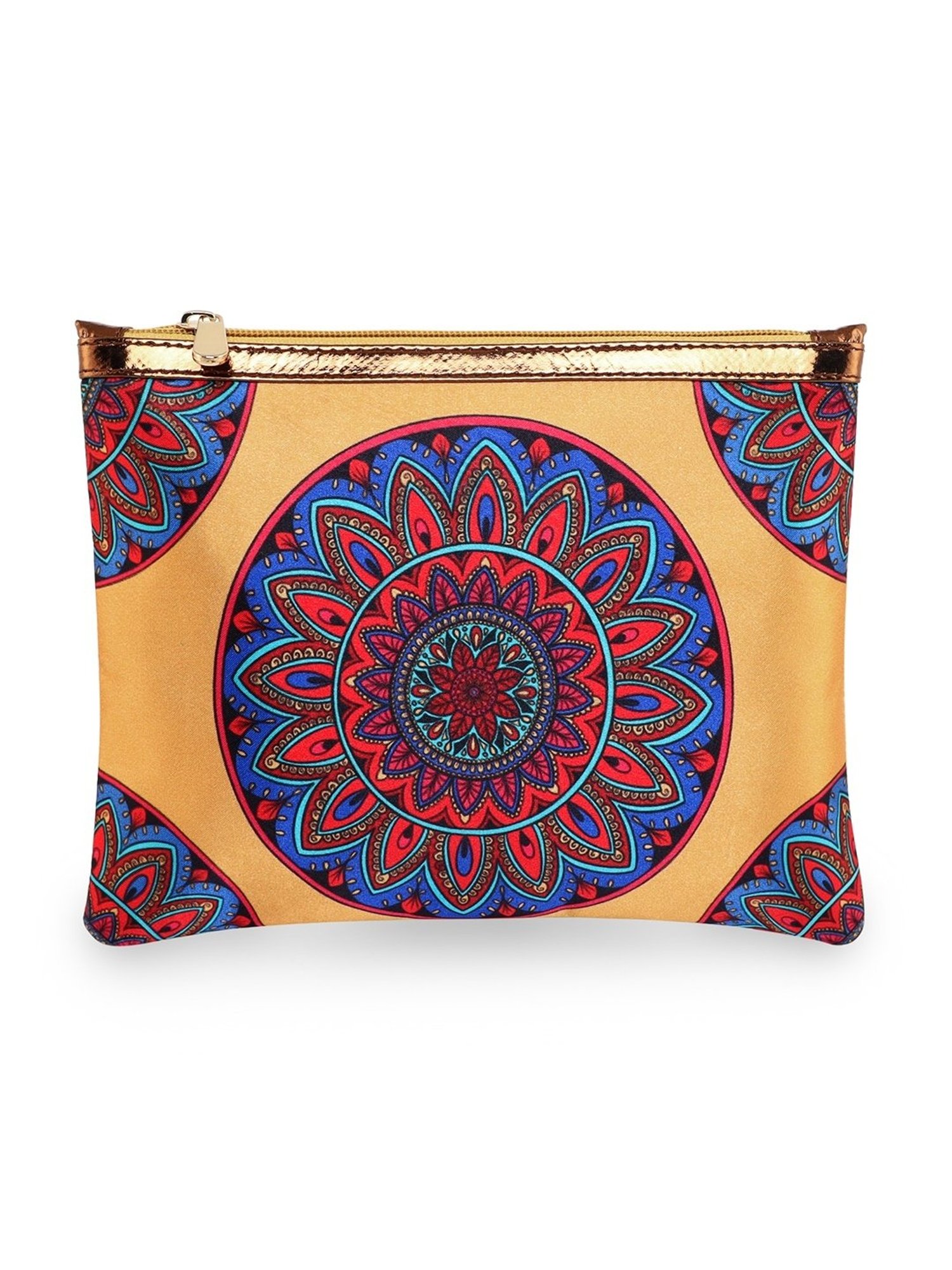 Sabhyata Mandala Multicolor Printed Small Pouch for Women