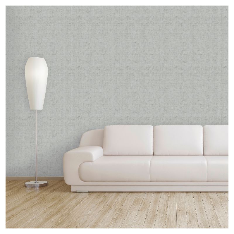 Devine Color Weave Peel & Stick Wallpaper Gray
