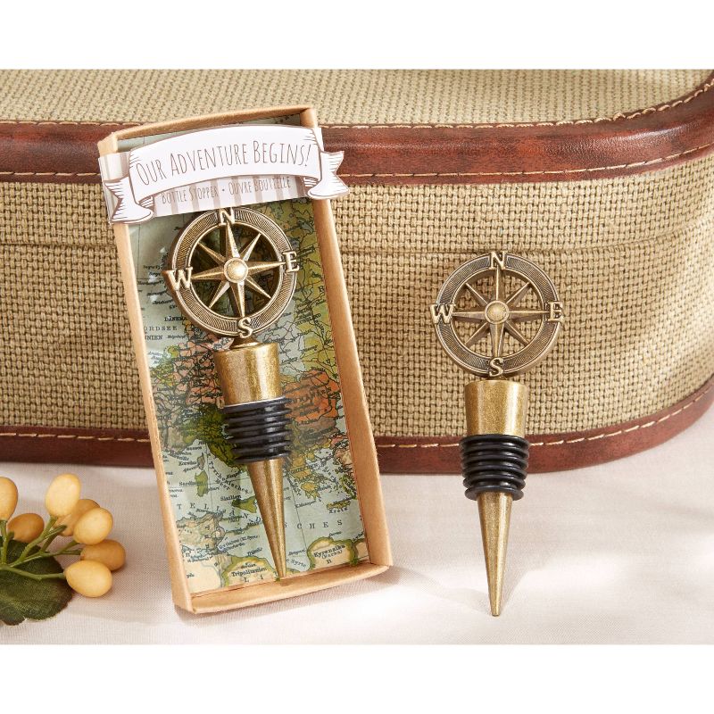 12ct "Our Adventure Begins" Bottle Stopper