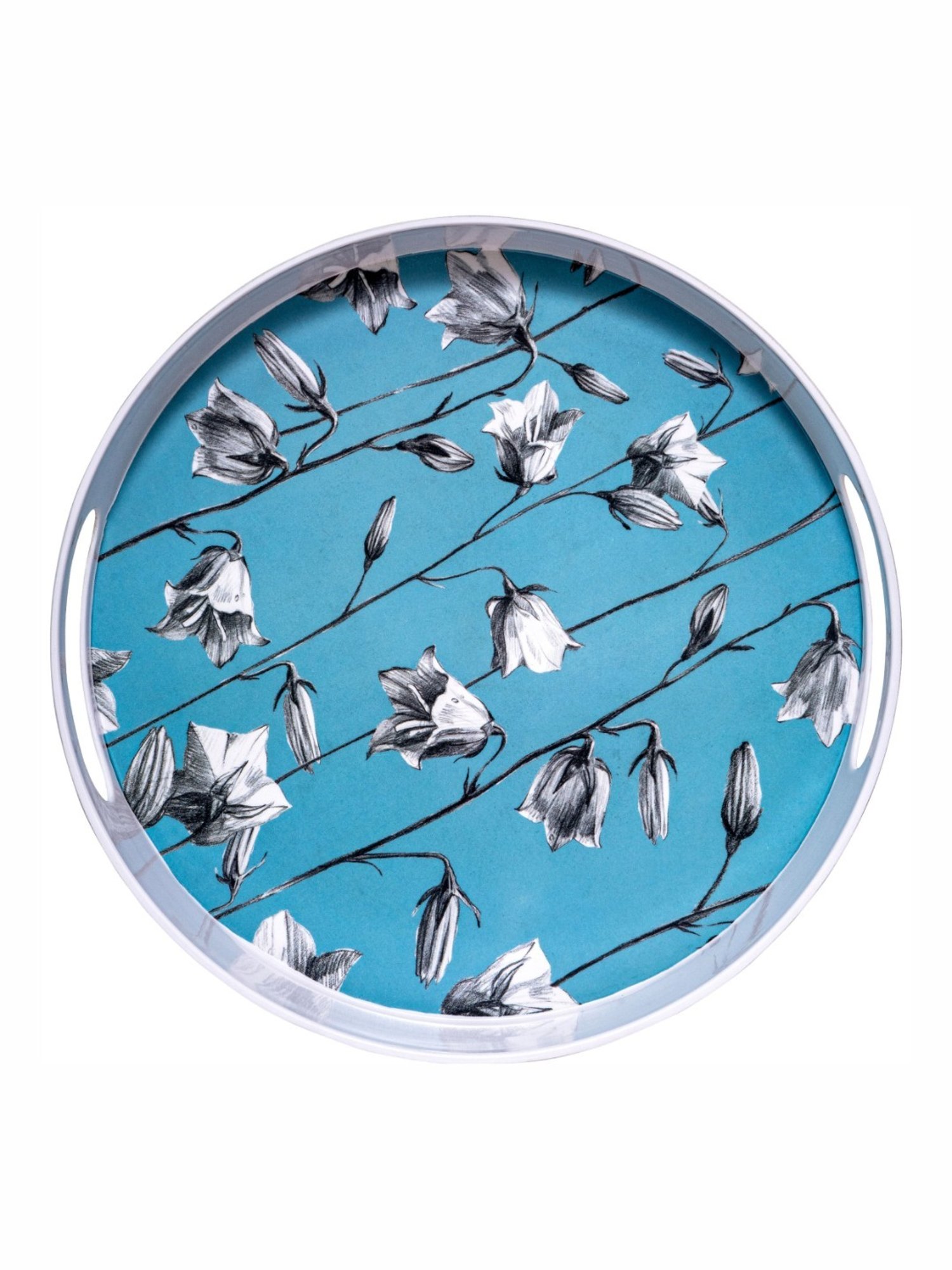 Goodhomes Multicolor Melamine Round Serving Tray