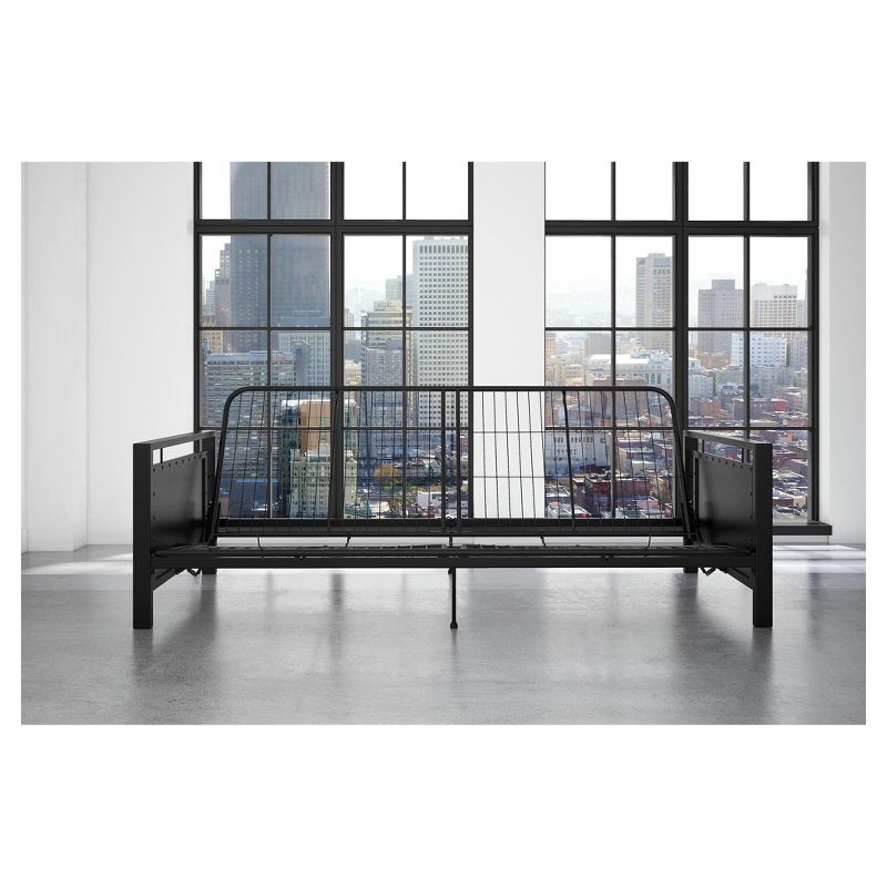 Henley Metal Arm Futon Frame Black Metal - Dorel Home Products