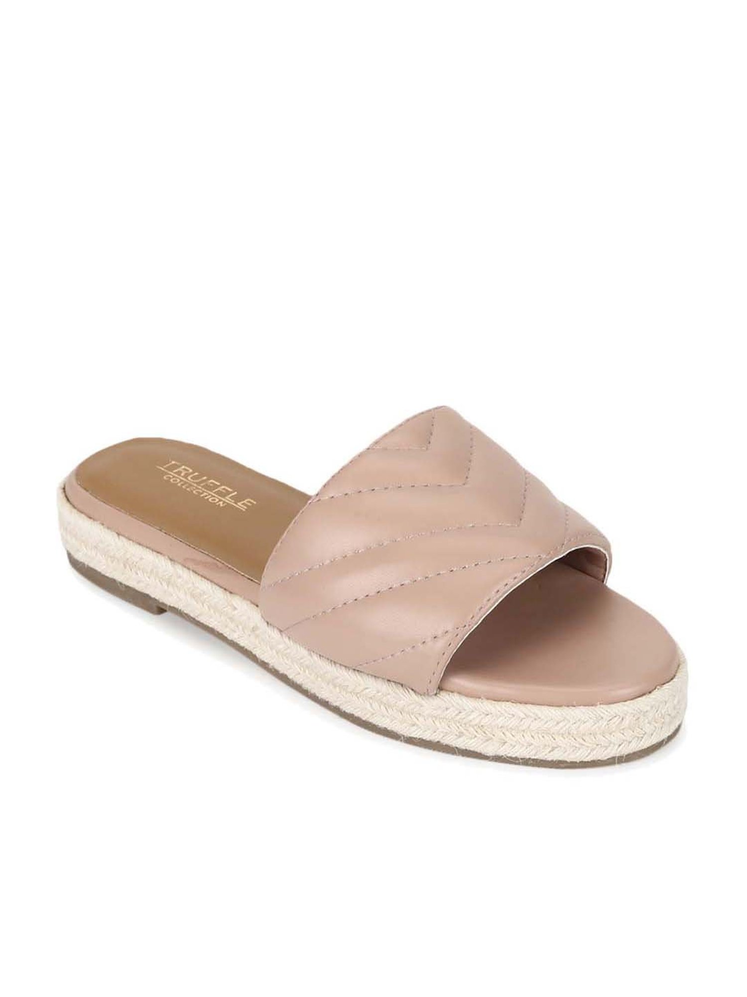 Truffle Collection Women's Nude Casual Sandals