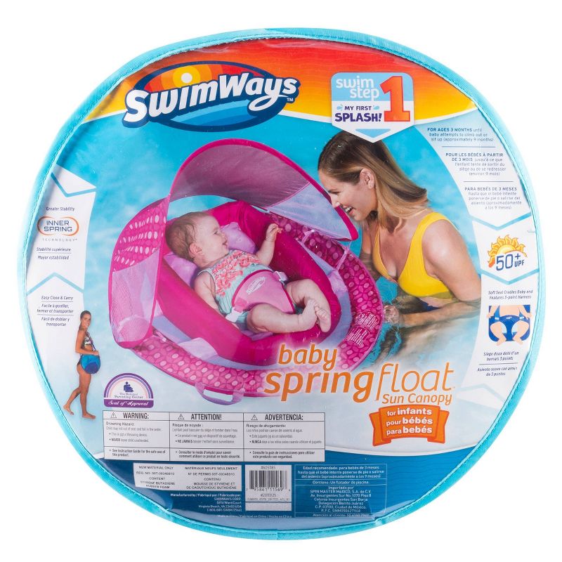 SwimWays Infant & Baby Spring Water Float - Pink