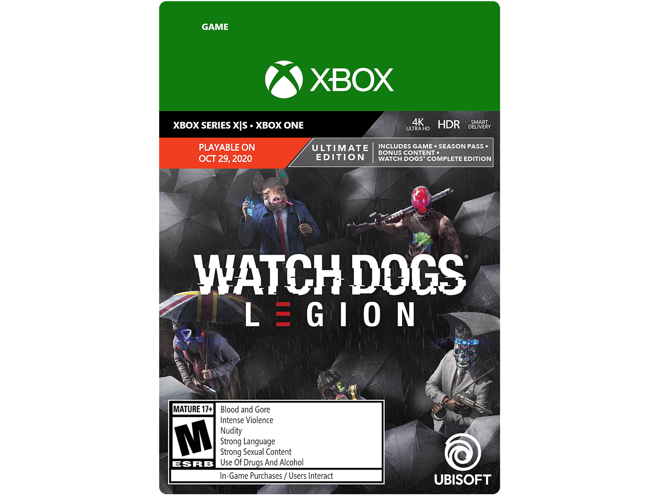 Watch Dogs Legion 4,550 WD Credits Xbox Series X|S / Xbox One [Digital Code]