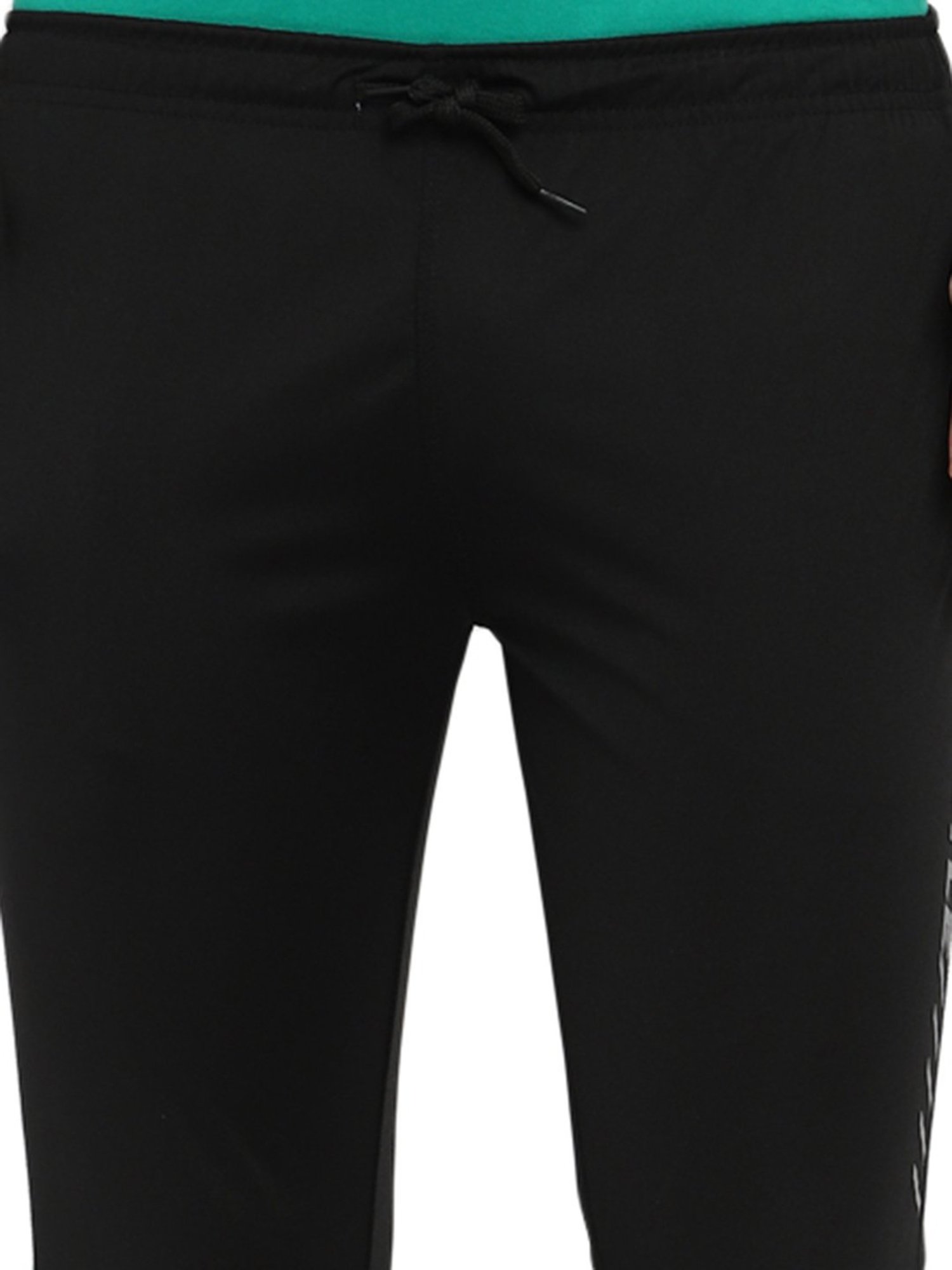 Yuuki Black Regular Fit Trackpants