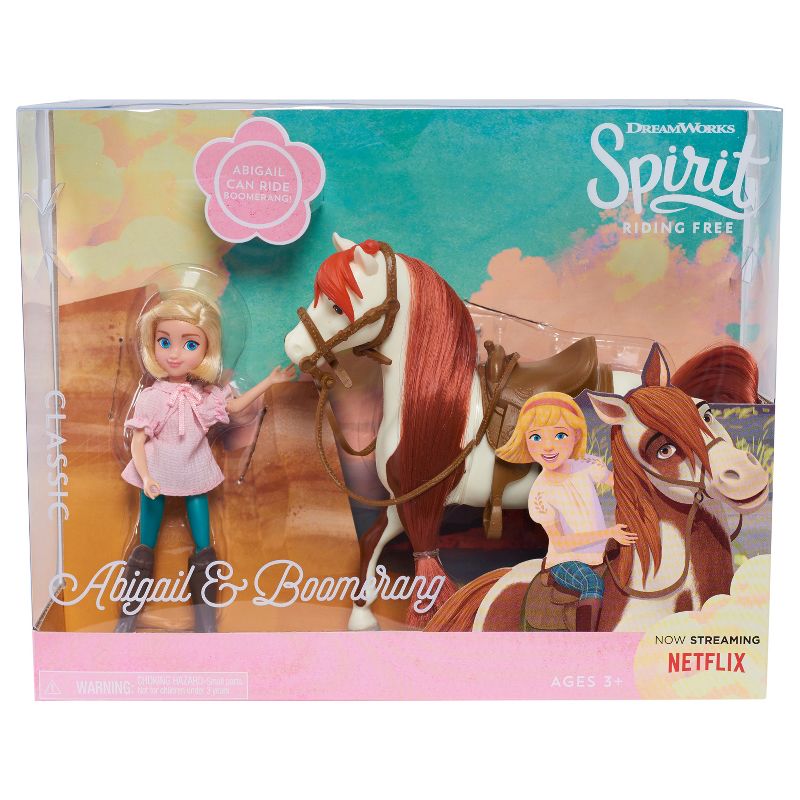 Spirit Riding Free Small Doll & Classic Horse - Abigail & Boomerang