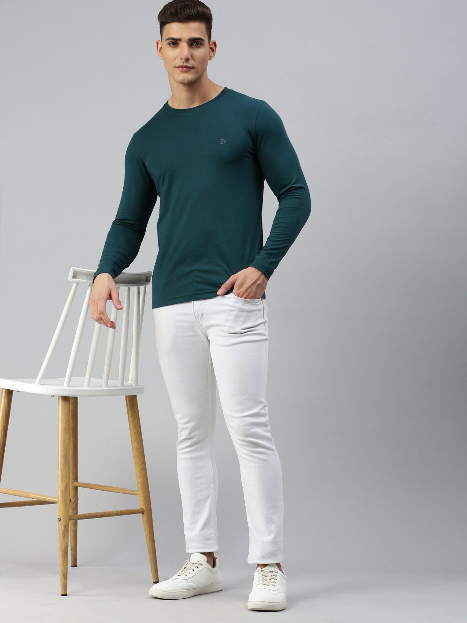 Sporto Atlantic Deep Regular Fit Crew T-Shirt