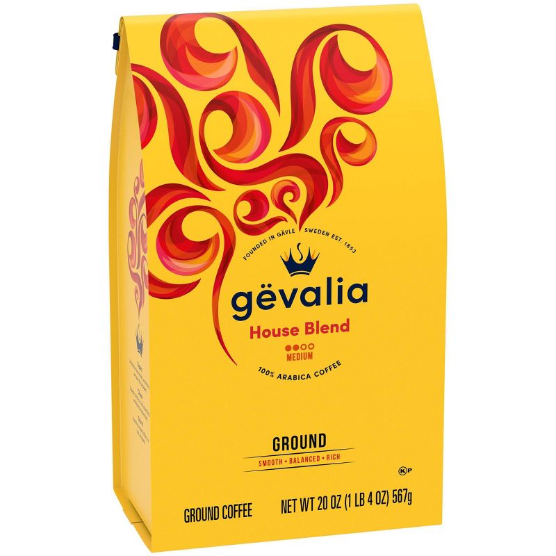 Gevalia House Blend Medium Roast Ground Coffee - 20oz