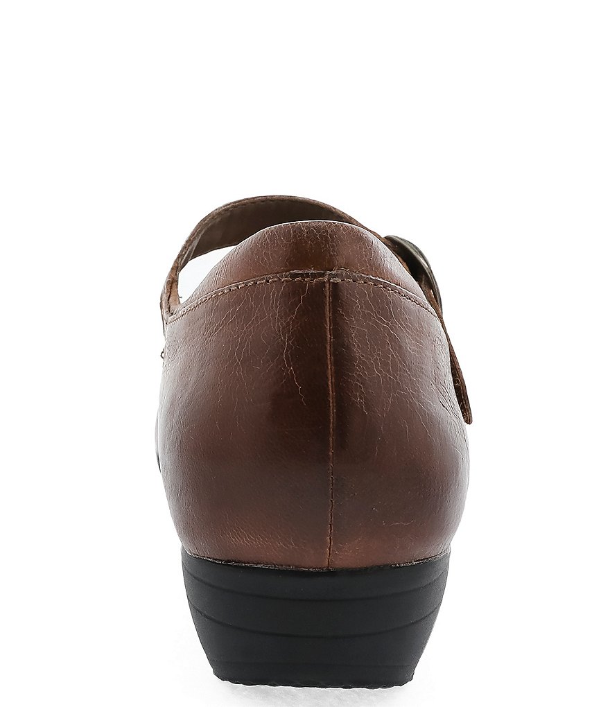 Deltan Tessa Croc-Embossed T-Strap Block Heel Pumps