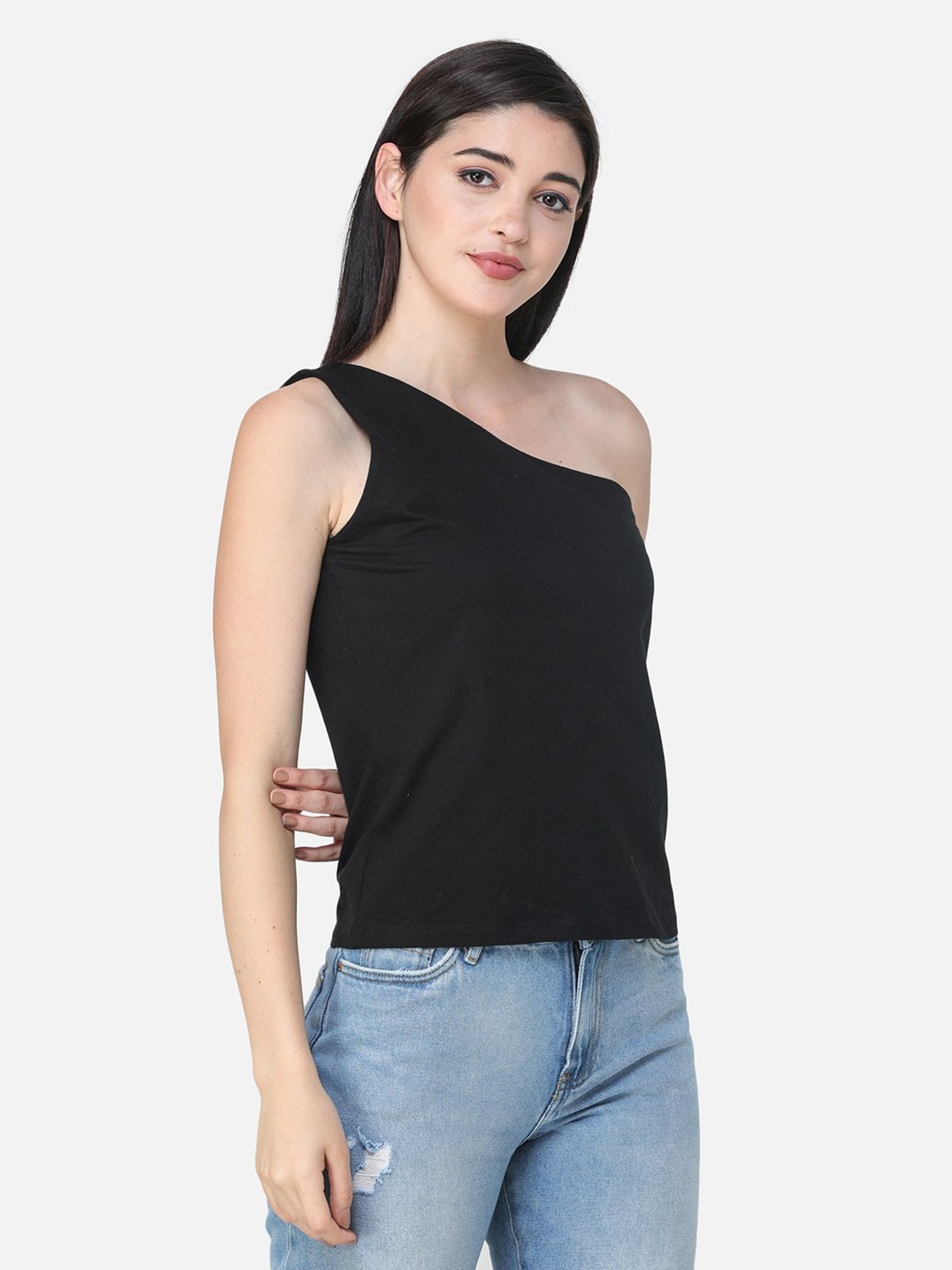 Scorpius Black Regular Fit Top