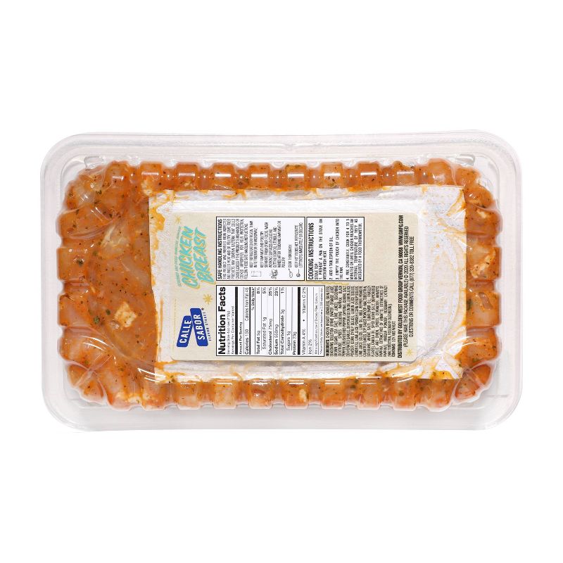 Calle Sabor Taqueria Style Diced Chicken Breast - 1-1.75 lbs - price per lb