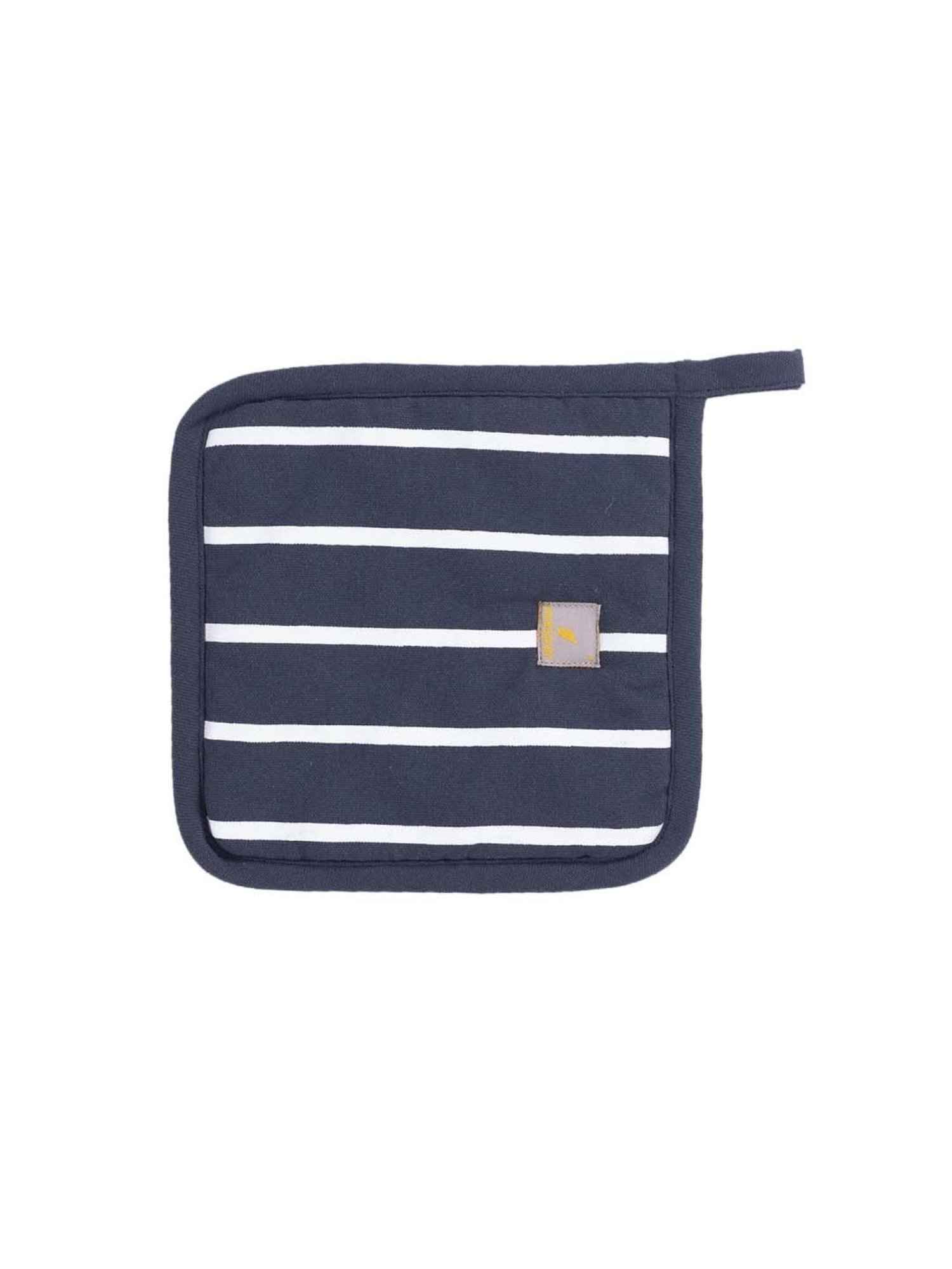 Maspar Navy 100% Cotton 225 GSM Pot Holder - Set of 2