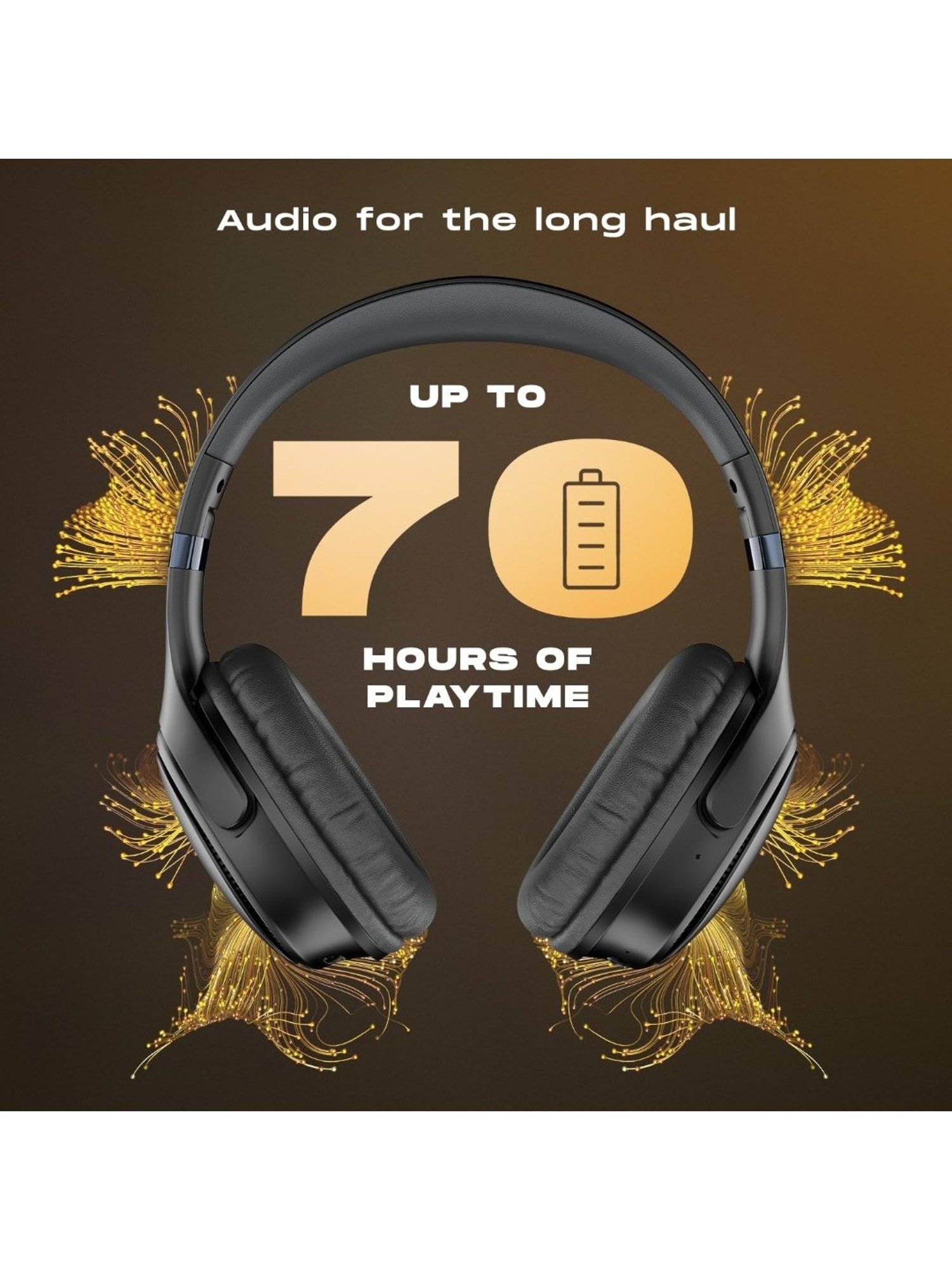 Major IV On Ear Wireless Bluetooth Headphone with Microphone (Black, True Wireless)