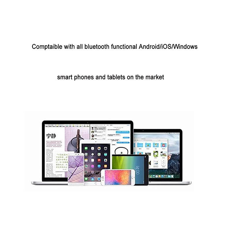 Earbud 10 Hrs Playtime Single Wireless Earphone Mini Headset HandsFree Car Headphone Cell Phone Earpiece for iPhone Samsung Android Phones PC TV Audiobook