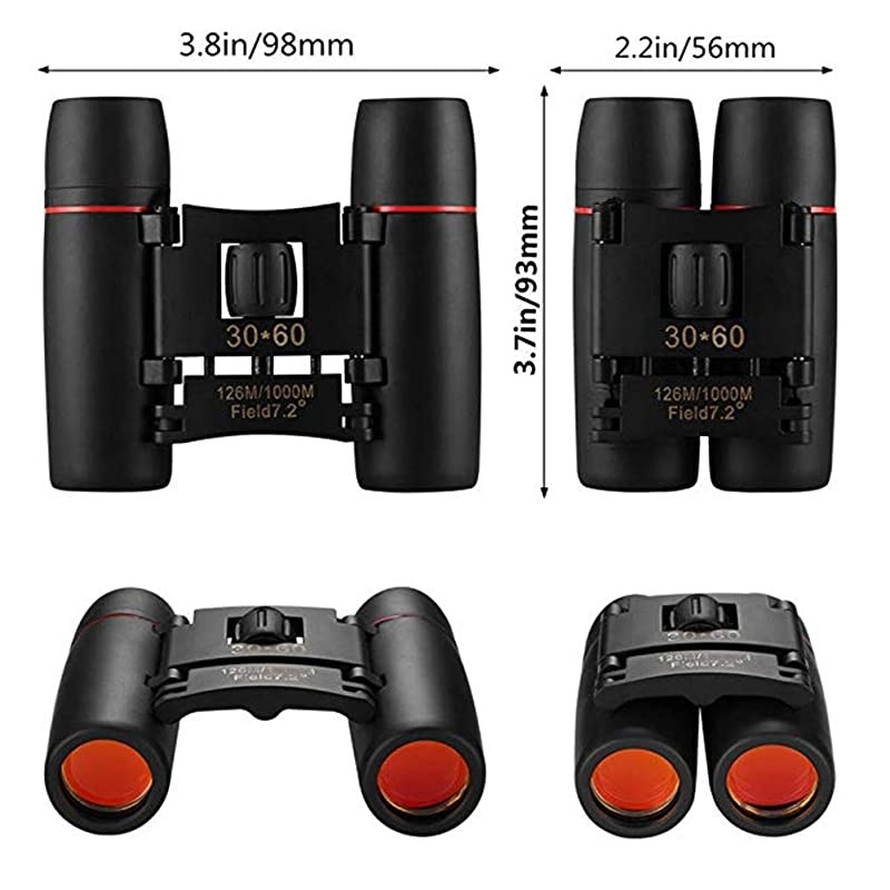 Binoculars for Adults Compact Mini Binoculars for Adults Kids Bird Watching Hiking Wildlife Hunting Portable Pocket Size Fogproof Waterproof Binoculars Telescope for Travelling