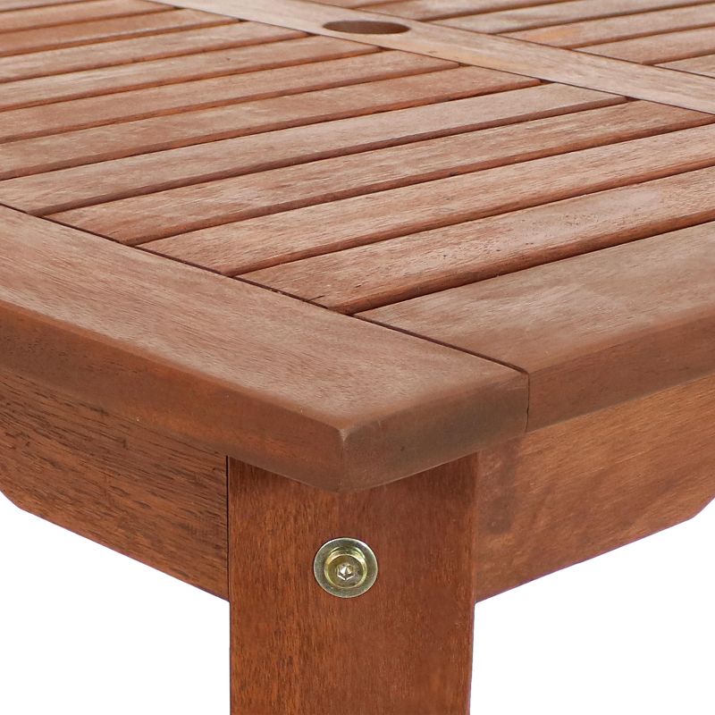 Renaissance Square Outdoor Patio Stacking Table - Gray - Vifah