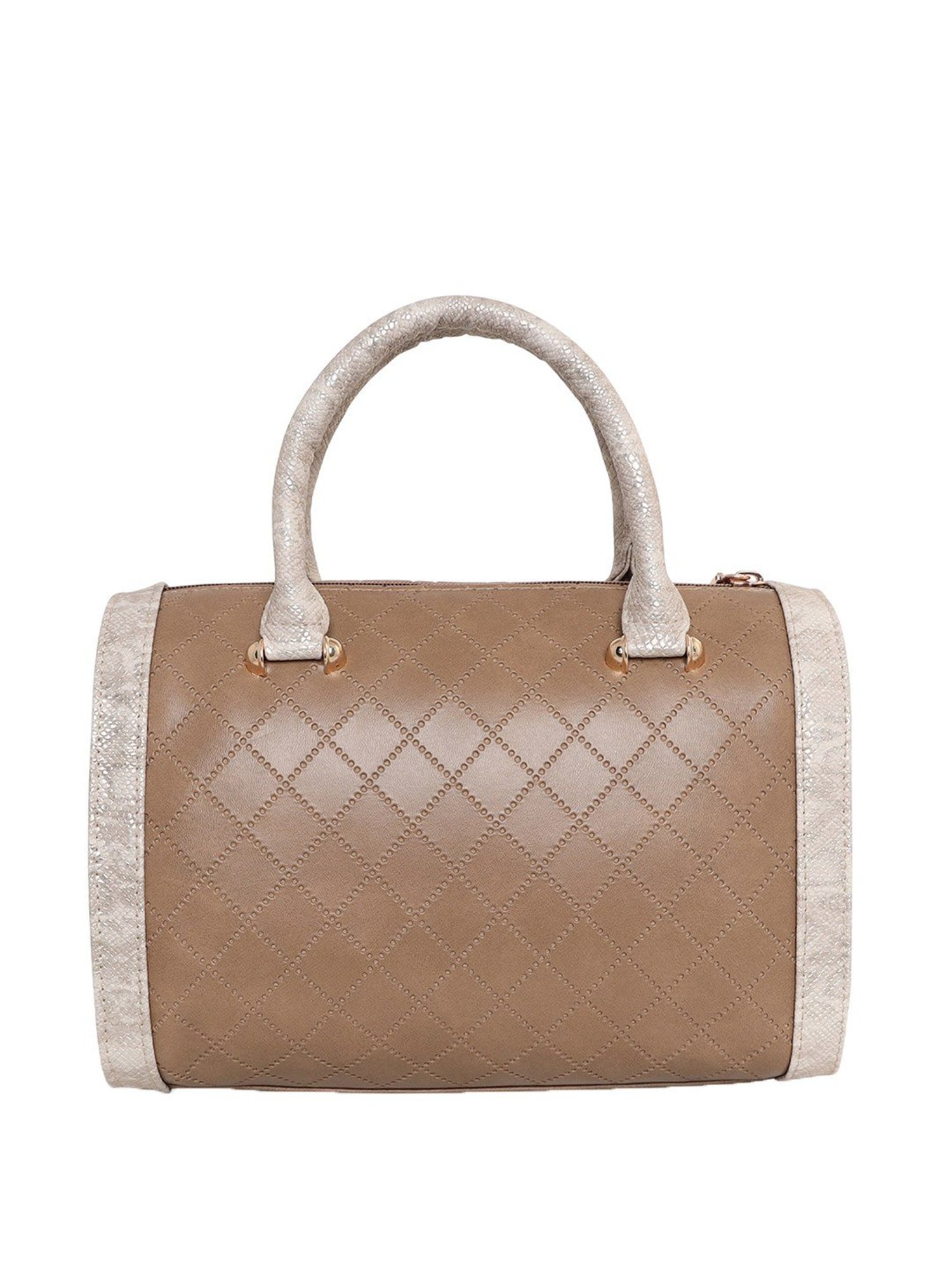 ZOUK Kashmir Blooms Classic Multicolor Printed Medium Handbag